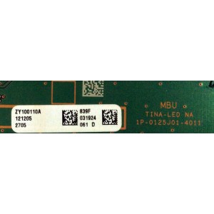 MAIN / SONY 1-895-285-31 / 1P-0124J00-4010 / ZY100110A / MODELOS KDL-42EX440 / KDL-42EX441 / PANEL V420HJ1-P02 REV.C1